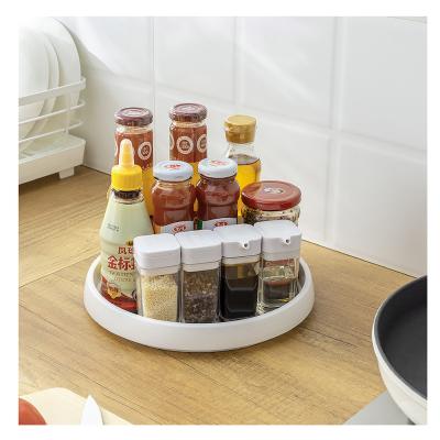 China Rotary Type Kitchen Condiment Storage Box Multi Purpose Sustainable Kitchen Seasoning Rack for sale