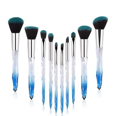 China Blush Brush Shining Crystal Handles Soft And Silky Makeup Brushes And Foundation Brushes for sale