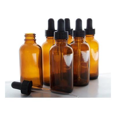 China Personal Care 12 Pack 2 Oz Glass Dropper Bottles For Perfume Liquids for sale