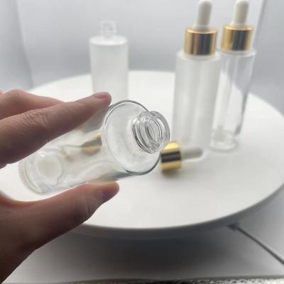 China 2022 cosmetics hot tincture essential oil glass bottle with dropper wholesale for sale