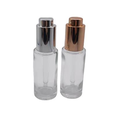 China Suzhou Yunbo Push Press Pump Glass Chemical Dropper Bottles for sale