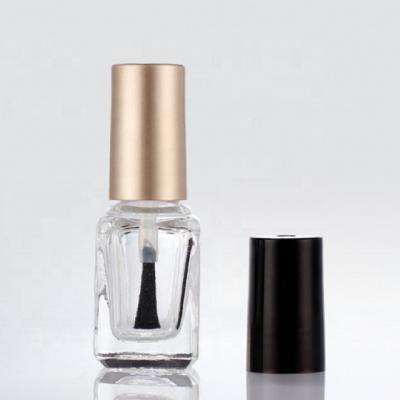 China Personal Care 15ml Nail Polish Empty Glass Bottles With Mixing Ball And Brush Cap for sale