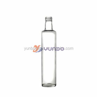 China Food grade dorica olive oil olive oil glass clear bottle for sale