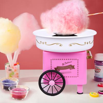 China modern cotton candy sugar making machine hot sale pink color mini cotton candy machine for sale for sale