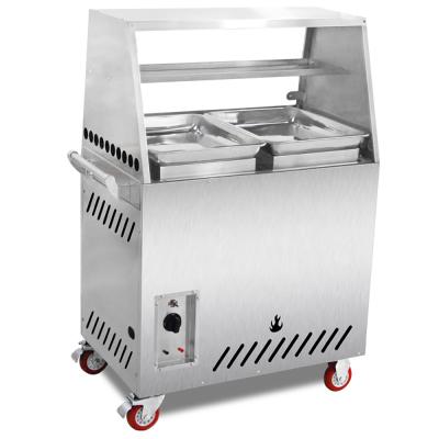 China Fully Automatic Countertop Commercial Chestnut Rotisserie Multifunctional Fried Machine for sale