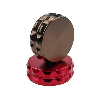 China 55mm 63mm 75mm OEM Logo Custom Metal Smoking Dry Aluminum Herb Grinder Smoking 4 Layers Herb Grinder Tobacco for sale