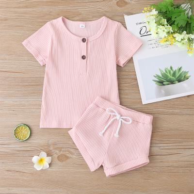 China Summer Infants Baby Boy Anti-Shrink Customized Clothes Sets Newborn Shorts And Baby Clothes for sale