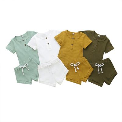 China New Fashionable High-Grade Anti-Shrink Long Sleeve Baby Sets Cotton Clothes Clothing For Newborn Boys for sale