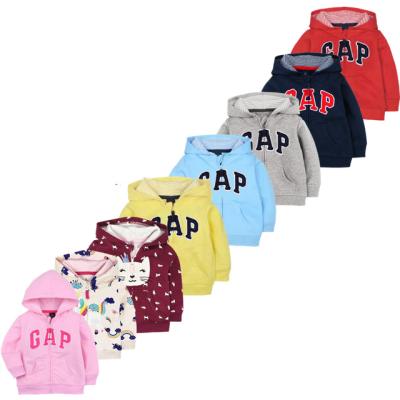 China Winter Autumn Girl Cotton Breathable Zipper Up Custom Print Kids Baby Boy Sweatshirt Pullover Hoodies for sale