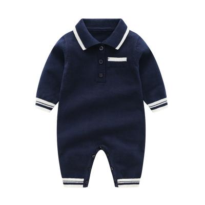 China Winter Breathble Baby Rompers Cozy Sweater Baby Boy Warm Newborn Baby Clothes Sleeving Long Infant Overalls for sale