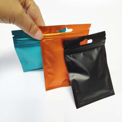 China Factory Sales Hot Style Moisture Proof Nut Hot Airtight Seal Bags Custom Smallest Seal Self Sealing Bag Packing Bag Black for sale