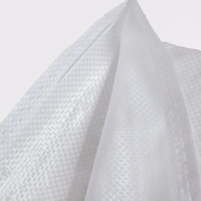 China White Color Moisture Proof PP Woven Bag For Grain, Flour, Wheat, Rice, Corn for sale