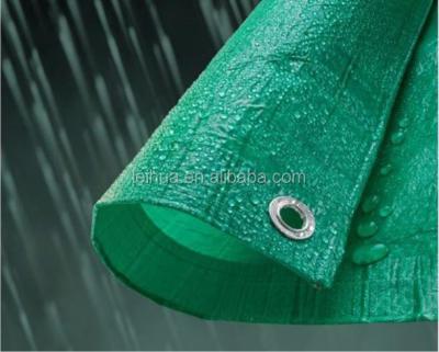 中国 Railway green heavy duty cotton canvas pe tarpaulin 販売のため