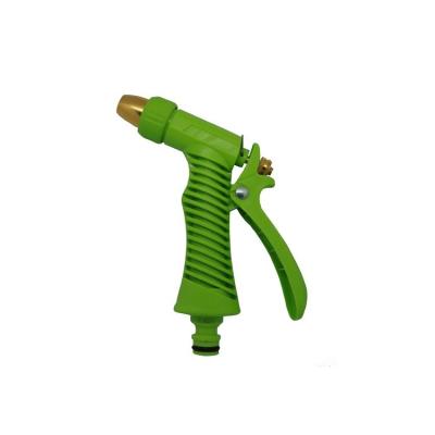 China Variable Spray Patterns Small Green Plastic Water Gun Adjustable Water Gun For Garden And Lawn Irrigation And Cleaning for sale