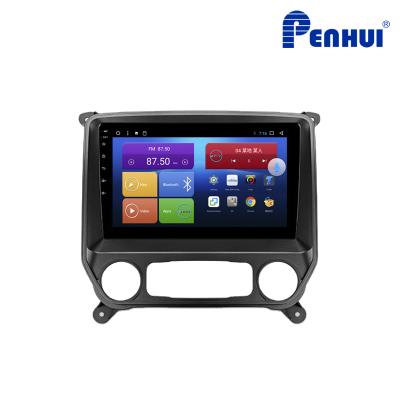 China GPS 9 Inch Android Dual Octa Core 6GB RAM+128GB ROM Car DVD Player For Chevrolet Silverado (2013-2019) for sale