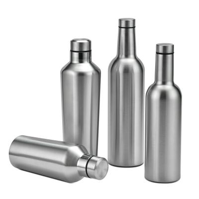 China 17 Oz Double Wall Thermos Stainless Steel Vacuum Wine Glass Flask Sustainable Insulated Bottle for sale