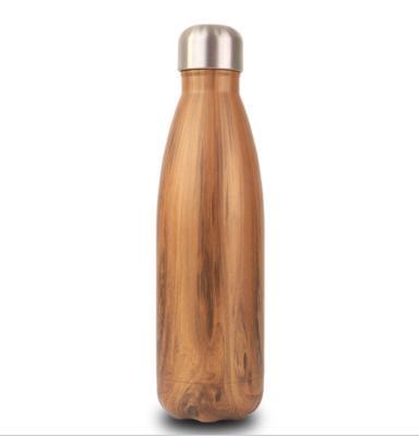 China Cola 0.5L Life Shape Water Bottle Vacuum Vial Sustainable Water Transfer Printing Outdoor Water Bottle for sale