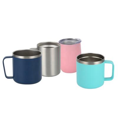 China Sustainable Insulated Coffee Tumbler For Drinking Mugs Custom Household Double Wall Mug With Lid for sale