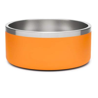 China Sustainable Hot Selling Custom 32oz 64oz Double Wall Stainless Steel Food Dog Feeding Bowl for sale