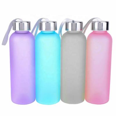 China Customized Sustainable Clear 500ml Tritan Milk Drink Juice Plastic Bottle for sale