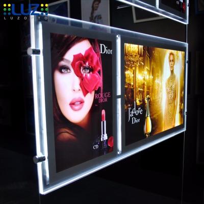 China a4 a3 or custom acrylic led light frame window led light pockets A1 A2 A3 A4 or custom for sale