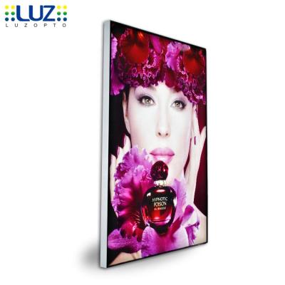 China NEW AL-3040 fabric LED display light box textile edgelit frameless advertising light box frame customized for sale