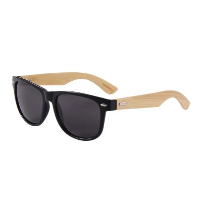 China Fashion Sunglasses Wholesale Square Wooden temples Sunglasses Retro Bamboo Glasses Outdoor UV-Proof Wood Sunglasses for sale