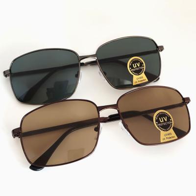 China Factory price metal frame pilot lens stalinite custom logo pilot sun shading aviation sunglasses men for sale