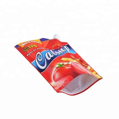 China Food Tomato Sauce Ketchup Doypack With Filling And Spout Packing Machine for sale