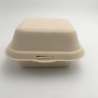 China Minimalist BPI OK Compost Approved Biodegradable Disposable Microwave Sugarcane Bagasse Lunch Boxes for sale