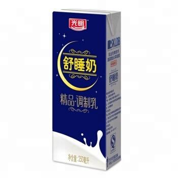 China 200ml aseptic beverage packaging material for milk and juice for sale