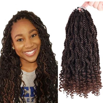 China Futura high quality 100% synthetic hair weaving factory price freetress micro curly wave end box braids jumbo hair extension wig crochet senegalese twist for sale