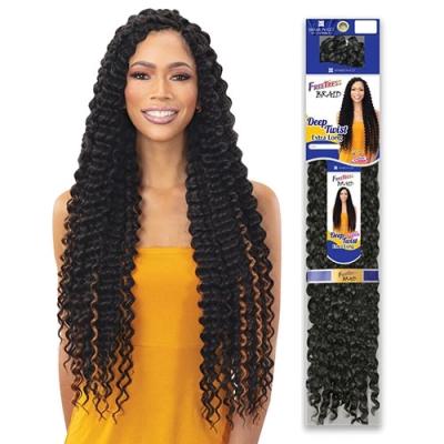 China Free Sample Gray Synthetic Hair Extension Kanekalons Synthetic Braiding Hair Freetress Deep Wave Twist Crochet Hair Bulk Bundles for sale