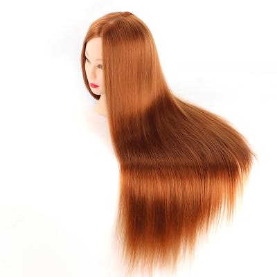 China Cheap Natural Wave Silky Straight Factory Price Salon Hairdresser Dummy For Afro Doll With Shoulder Hair Synthetic Mannequin Hairdresser Training Head for sale