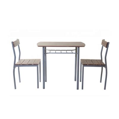 China Compact Home Furniture Breakfast Table And Chairs Set For 2 Person for sale