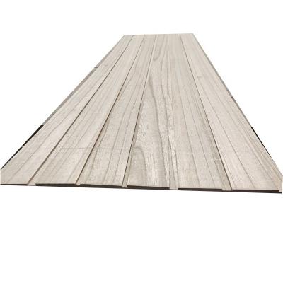 China Minimalist Cheap Natural Paulownia Slat Plant Wood Panels for sale