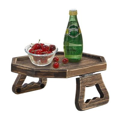 China Home Hotel Home Restaurant Customized Wholesale Rustic Wooden Serving Breakfast Dinner Snack Trays for sale