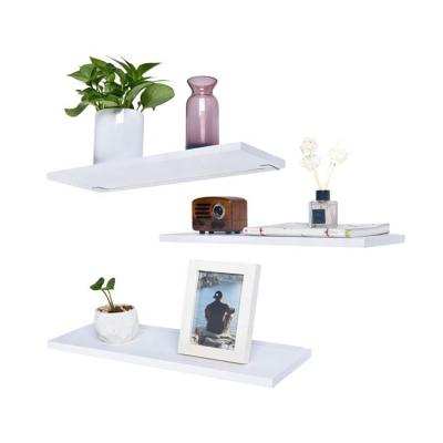 China (Size)Wholesale Modern Customized Adjustable Wooden Wall Mounted Floating Display Coat Storage Shelf for sale