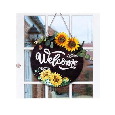 China Europe 2022 New Design Customized Wholesale Rustic Wall Mounted Hanging Sign Decor for sale