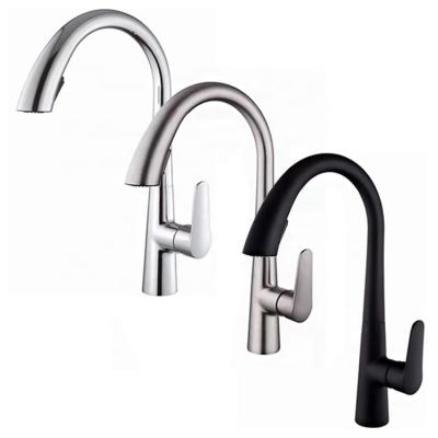 China Pull Out Spray 360 Degree Rotation Kitchen Faucet 304 Stainless Steel Kitchen Faucet Good Quality Kitchen Faucet for sale