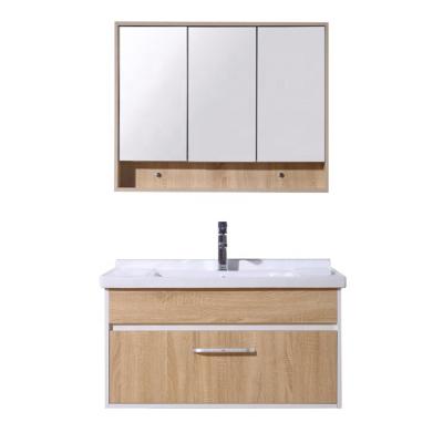 China Bathroom Furniture Cheap Home Contemporary Apartment Cabinet Environmental Solid Wood Wall Cabinet for sale