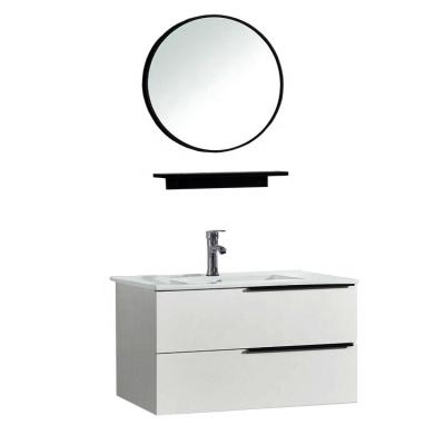 China Environmental Friendly Modern Bathroom Vanity Cabinet Floating Bathroom Cabinet for sale