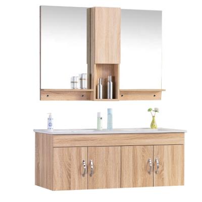 China Eco-Friendly Mirror Cabinet Bathroom Vanity Wash Basin Modern Water Proof Bathroom Vanity Cabinet for sale