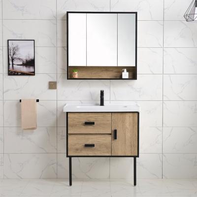 China Water Proof Eco-friendly Furniture For Bathroom Sink Medicine Cabinet Bath Mirror Luxury Bathroom Vanity for sale