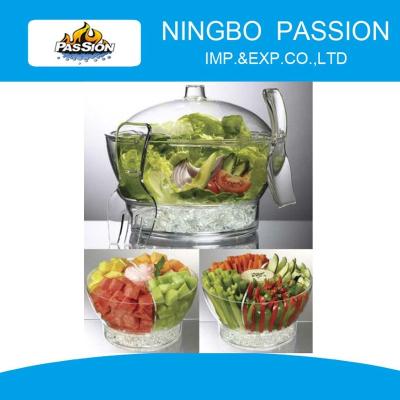 China AS Cold bowl on ice, salad ice bowl, plastic bowl for sale