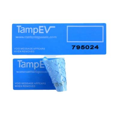 중국 Custom Printable Security Anti-Counterfeit Tamper Proof Seal Label Adhesive Warranty Void Sticker For Tamper Evident 판매용