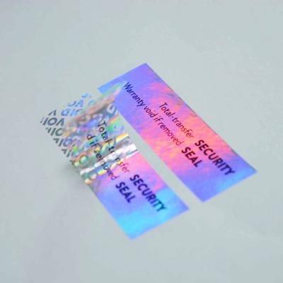 Chine Design anti-counterfeit tamper invalid customer void sticker, silver foil logo adhesive sticker for plastic bottle à vendre