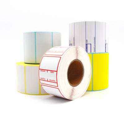 China Factory direct anti-counterfeit self-adhesive thermal label label printable direct thermal sticker for food label price tag for sale