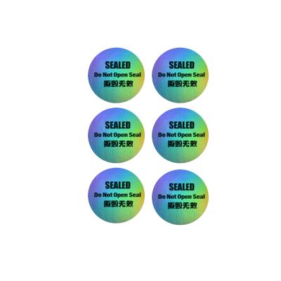 China Anti-Counterfeit Hologram Sticker Holophraic Label Hologram Eggshell Sticker for sale