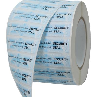 Chine Destructive anti-counterfeit eggshell vinyl security label stickers tamper evident security label eggshell sticker à vendre